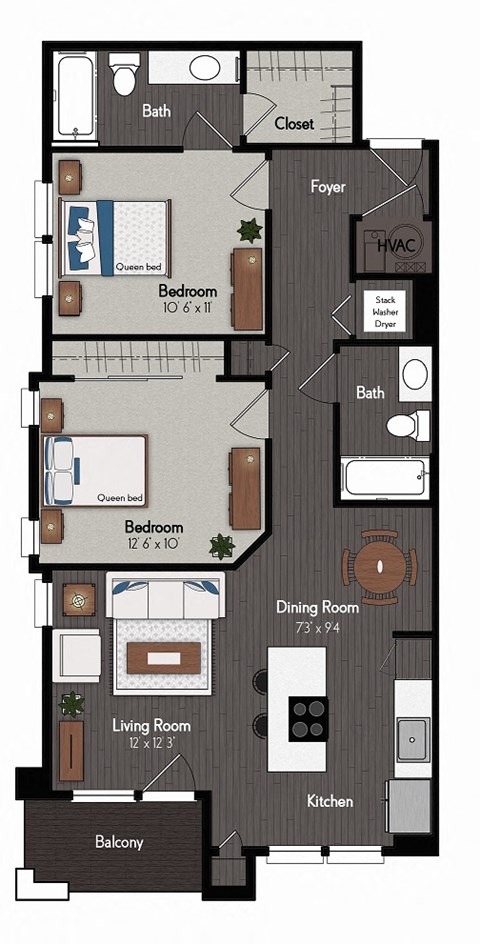 Lewis floorplan